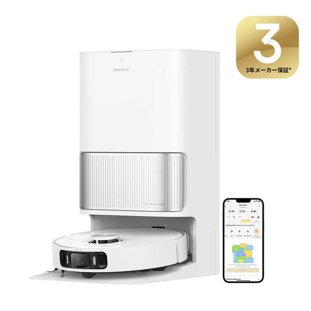 【ほぼ新品】Dreame L40 Ultra AE ロボット掃除機 L40 Ultra AE 6way全自動ベースステーション – Dreame Japan