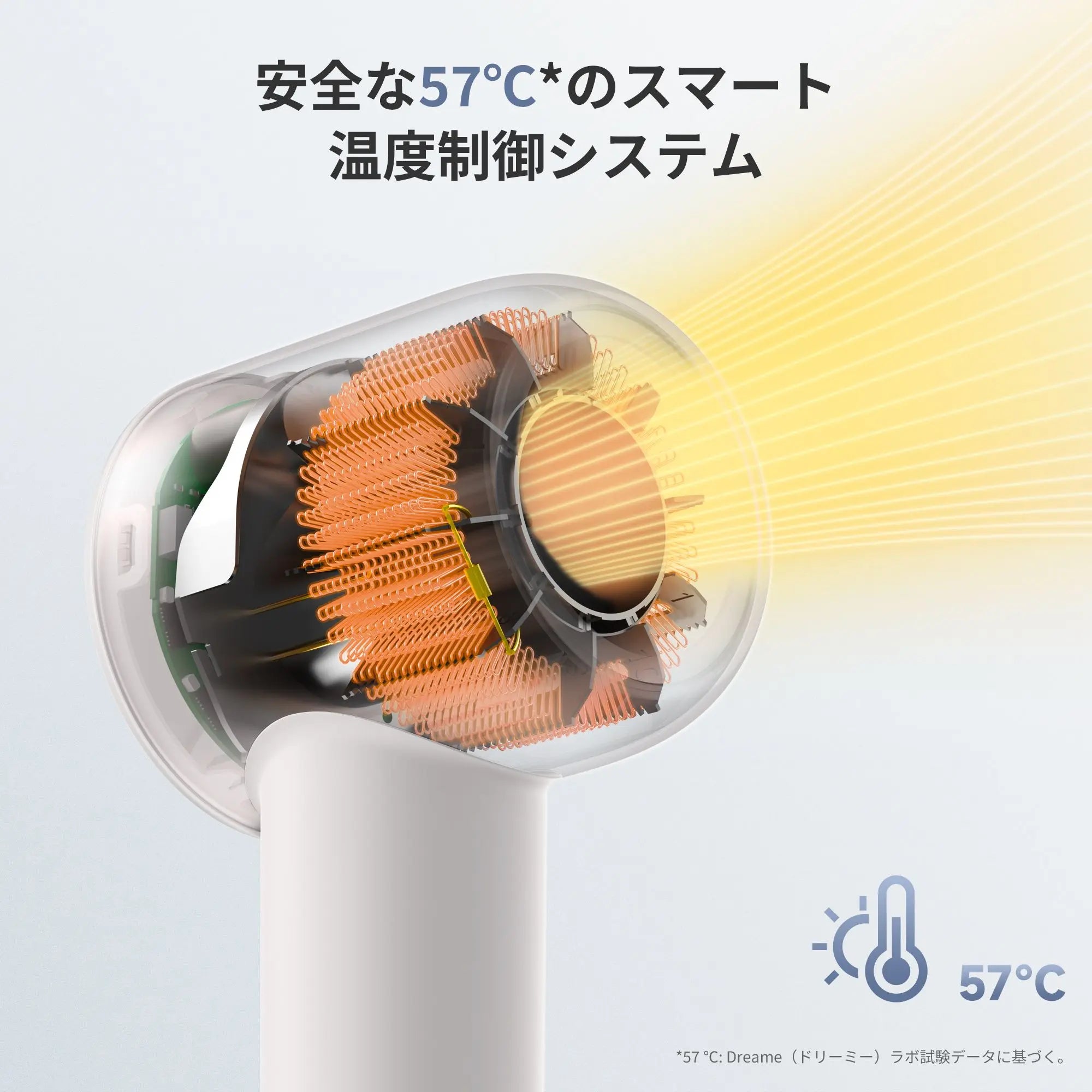 Dreame (ドリーミー) Gleam 速乾 ヘア ドライヤー 大風量 軽量 2億