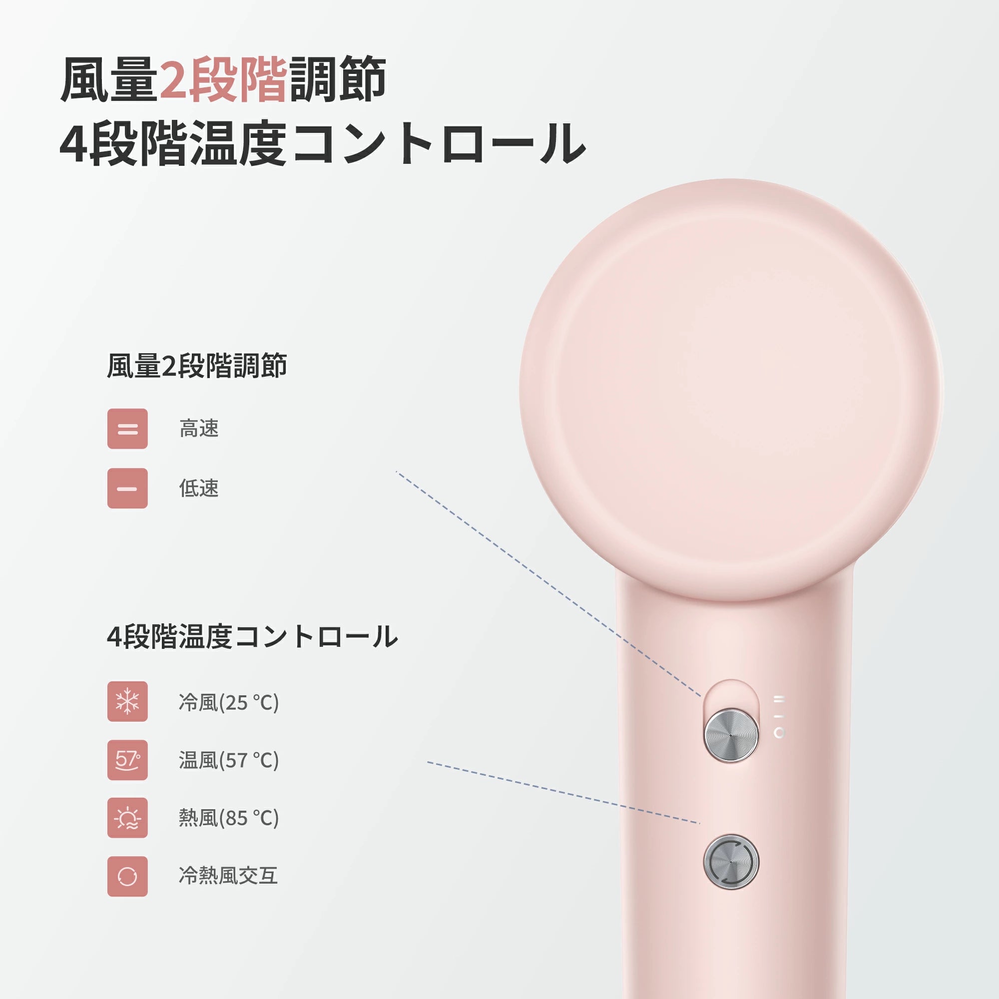 Dreame (ドリーミー) Gleam 速乾 ヘア ドライヤー 大風量 軽量 2億 Dreame (ドリーミー) Gleam 速乾 ヘア ドライヤー 大風量 軽量 2億