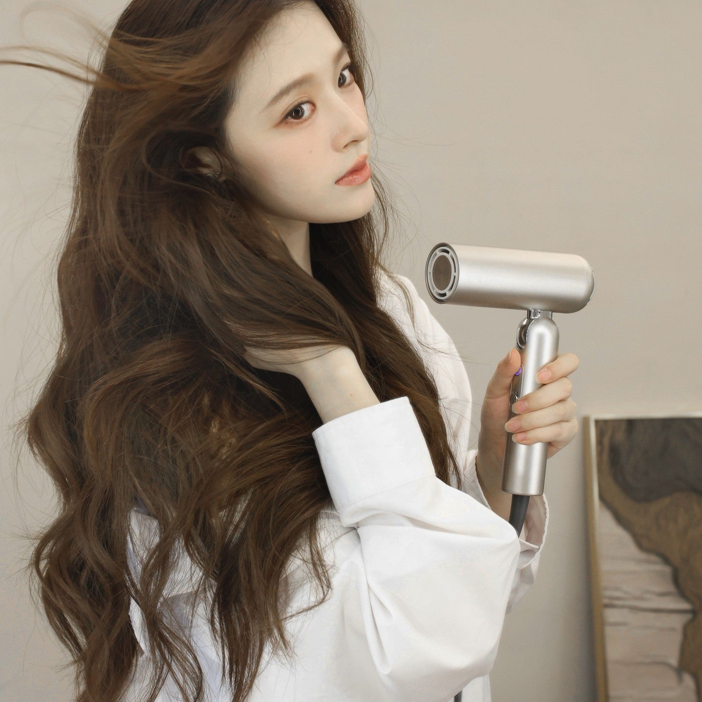 Dreame (ドリーミー) Pocket 速乾ヘアドライヤー 3つの折りたたみフォーム プロフェッショナルなスタイリング 軽量300g 11万回転/分のモーター 3億個/cm³のプラチナマイナスイオン 57℃恒温 約40秒の速乾 静音ヘアドライヤー