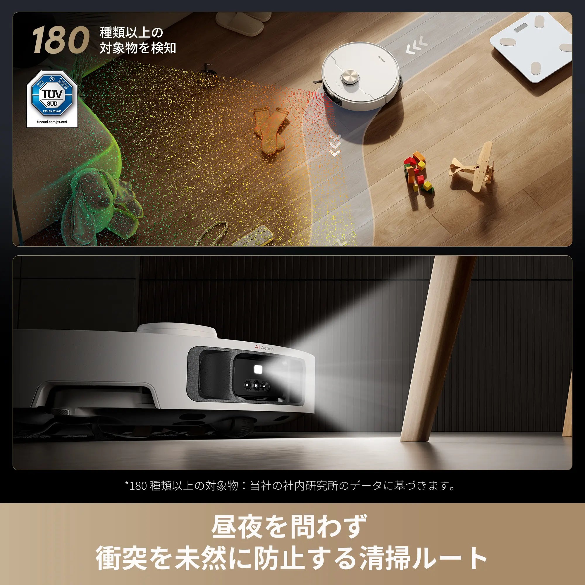 周年記念限定】Dreame L40s Pro Ultra 吸引・水拭き両用ロボット掃除機