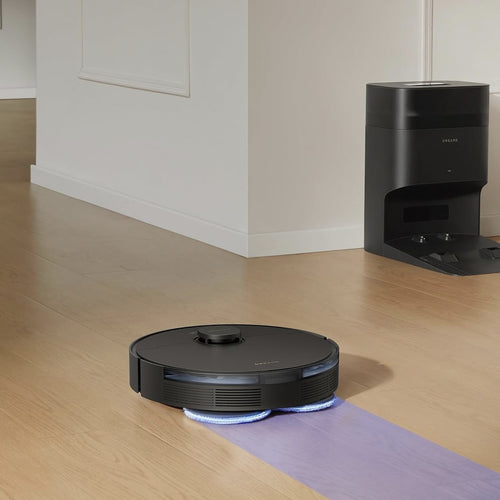 Dreame (ドリーミー) DreameBot L10s Plus Se ロボット掃除機 自動ゴミ収集ロボット 吸引・水拭き両用 最大90日分のホコリ収納 6,500 Pa 吸引力 DuoScrub 水拭きシステム モップリフトアップ機能 超音波カーペット検知 Siri 対応 Dreameアプリ ペットの毛 硬質床 カーペット
