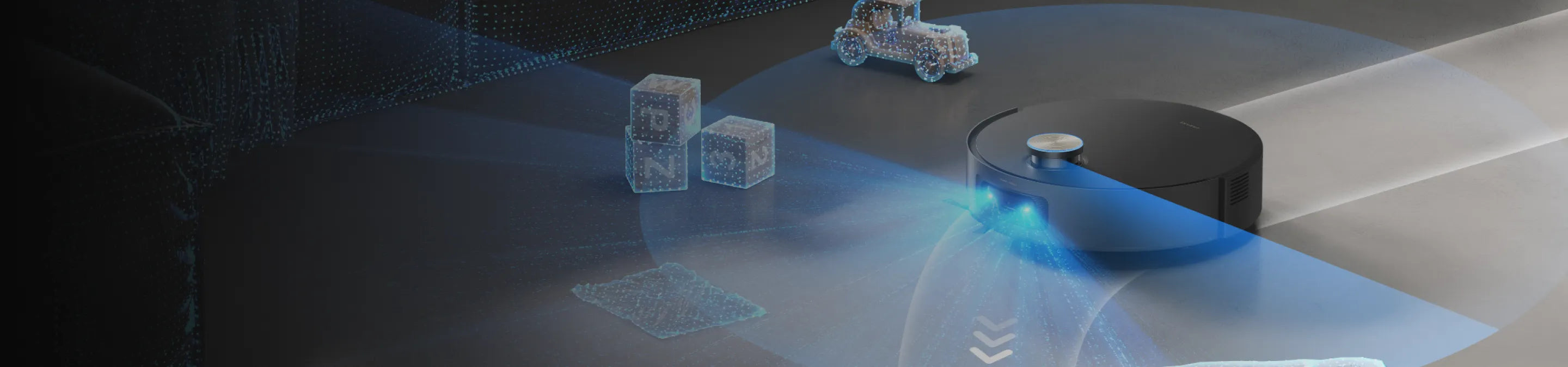 Robot vacuum with smart mapping technology