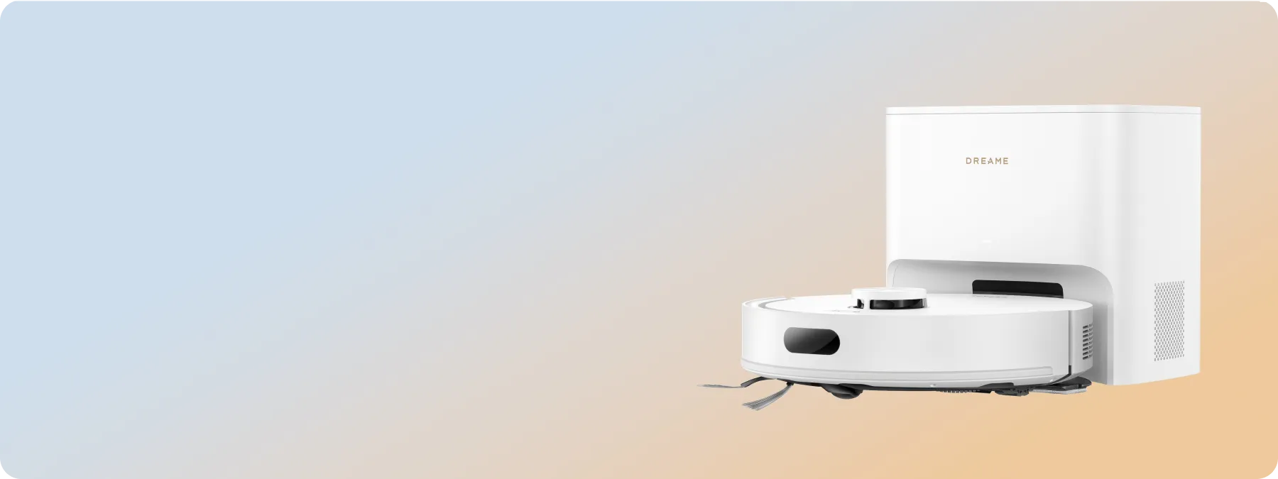 F series robot vacuum hero background